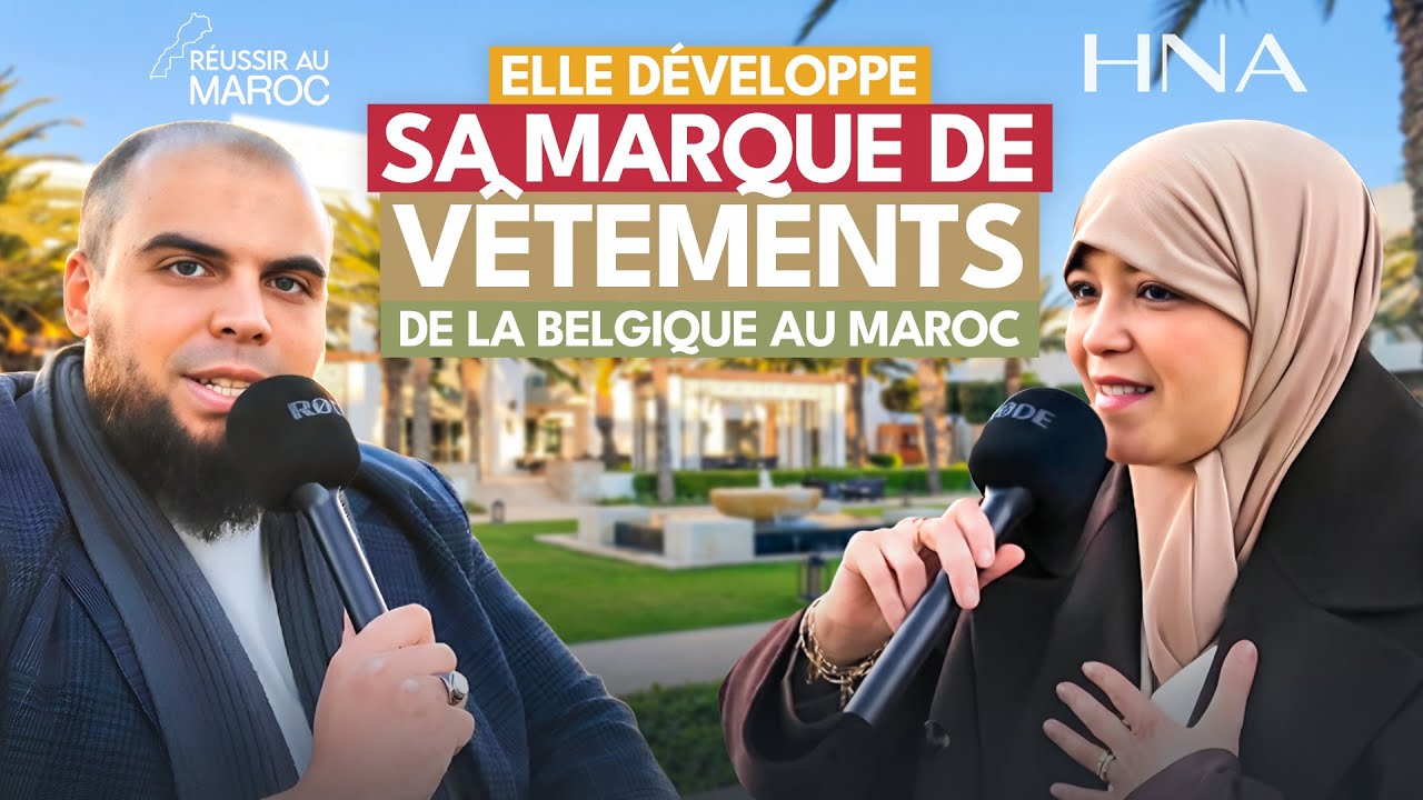 Elle DÉVELOPPE sa MARQUE DE VÊTEMENTS de la BELGIQUE au MAROC