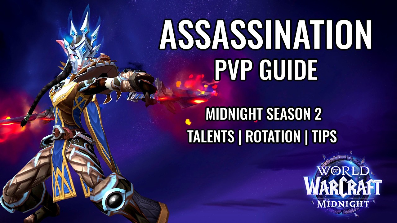 Assassination Rogue Midnight Season 2 PvP Guide   #worldofwarcraft