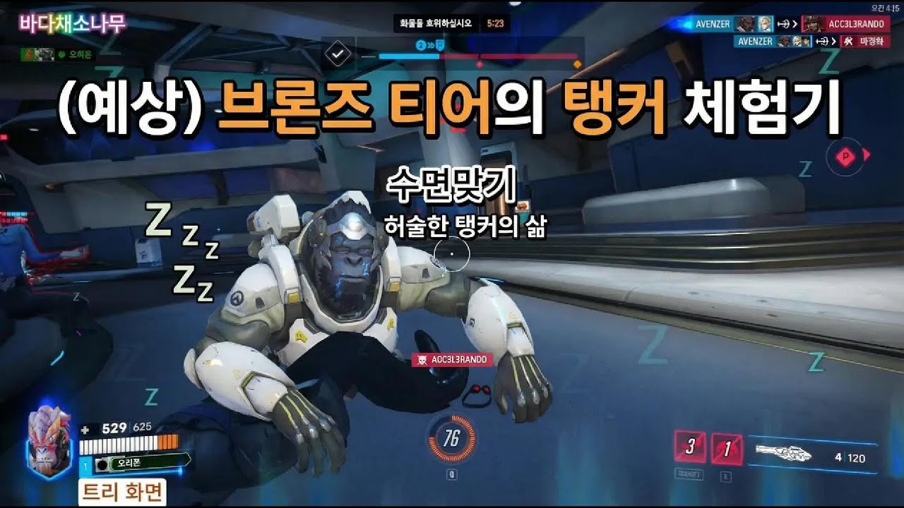 [윈스편] (예상) 브론즈 티어의 탱커 체험기 ｜답답함 주의