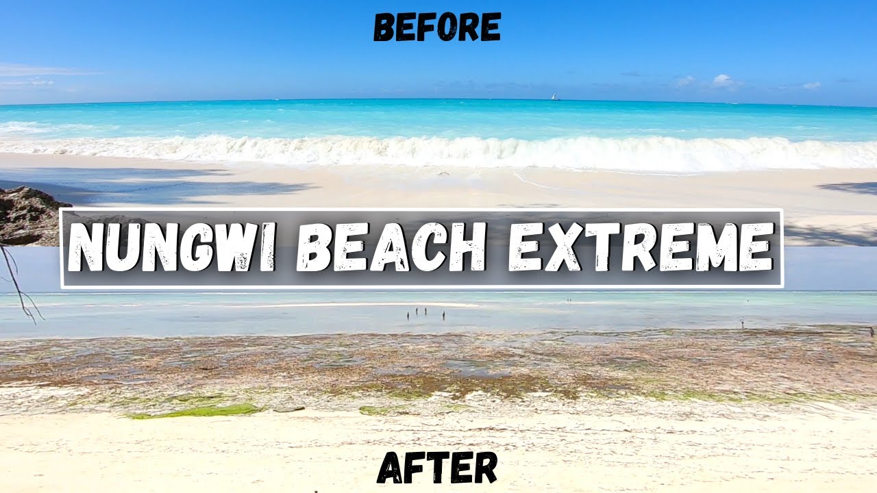 NUNGWI BEACH ZANZIBAR - Watch What Happened Here In Just 24 Hours! Zanzibar Travel Vlog