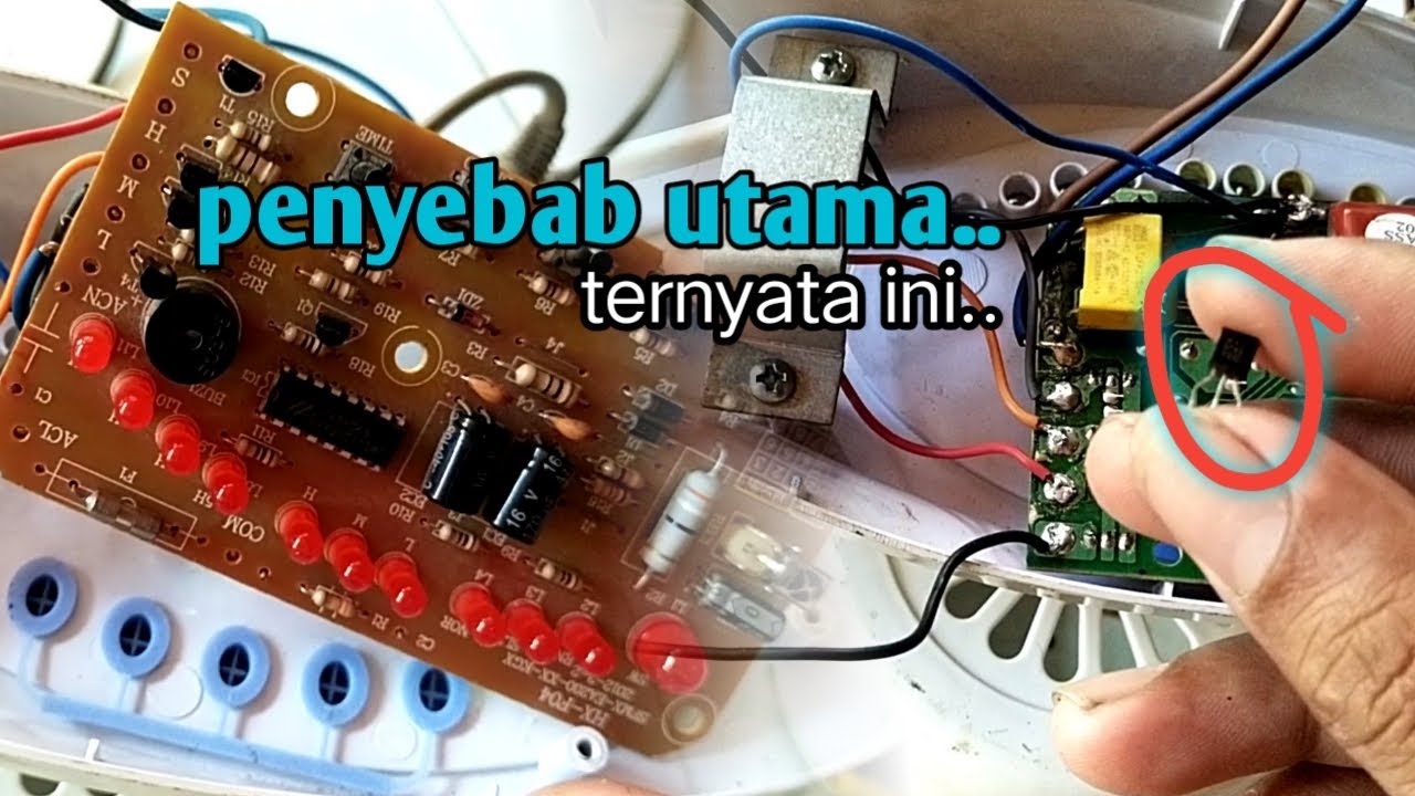 cara mengatasi,dinamo kipas los,langsung berputar saat di colok ke pln || TUTORIAL