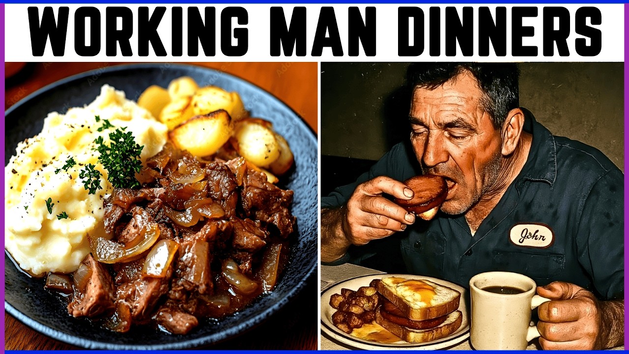 25 Working Man’s Dinners You Could Only Find In Old Cookbooks!