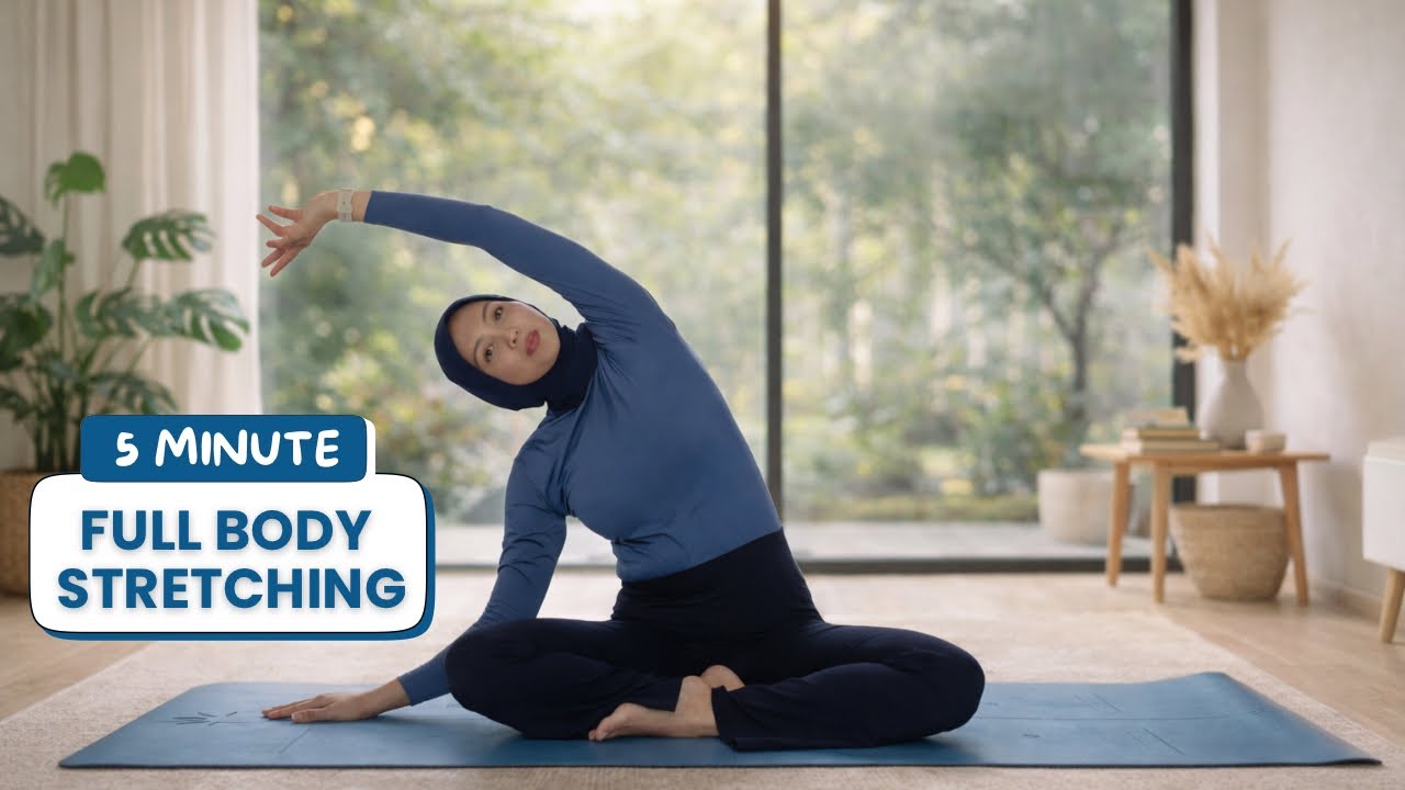 5 MIN FULL BODY STRETCHING | Morning Daily Routine for Flexibility & Relaxation.