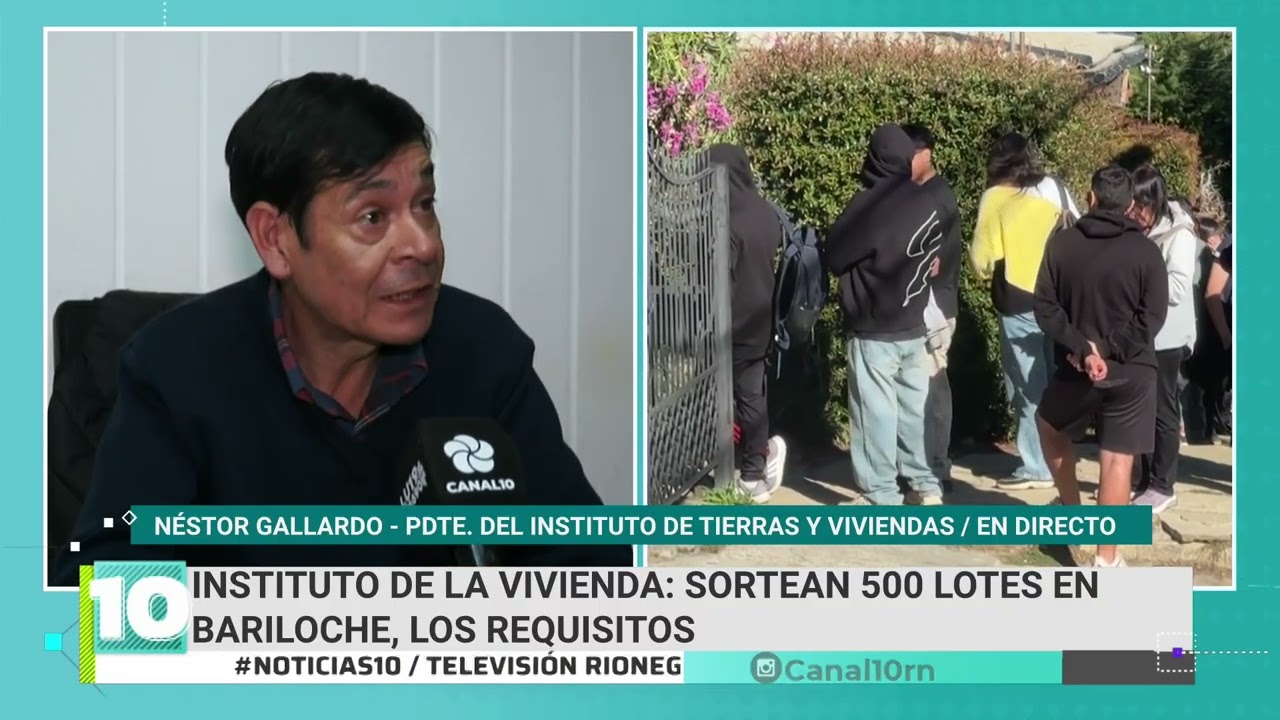 Instituto de la Vivienda: sortean 500 lotes en Bariloche