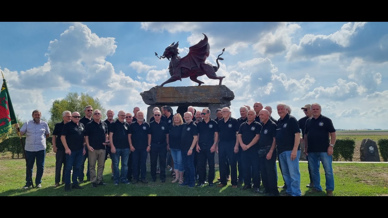 Belgium Tour (3) -Male Voice Choir - War Memorials & Langemark, Welsh Memorial Park
