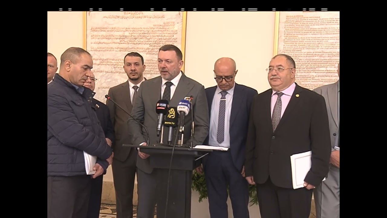 تصريح عضو الدوما الروسي ديميتري سابلين عقب استقباله من قبل السيد رابح بغالي نائب رئيس مجلس الأمة