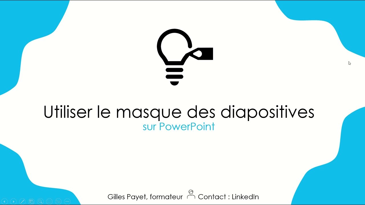 Utiliser le masque des diapositives