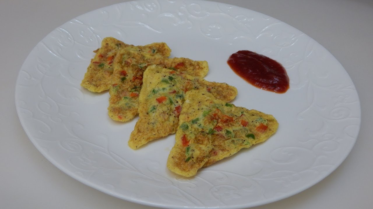 Omelette Sandwich | No bread Vegetable Egg Sandwich | Quick & Easy Breakfast Recipe