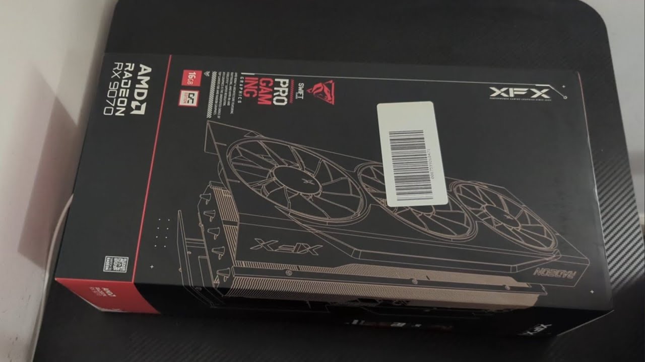 XFX Swift AMD RX 9070 Unboxing $549 Best Buy
