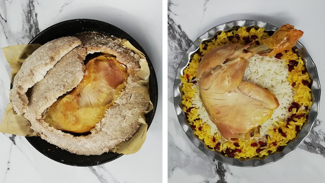 Ancient recipe(method) for cooking chicken | Salt crusted oven baked chicken | Salt Roasted Chicken