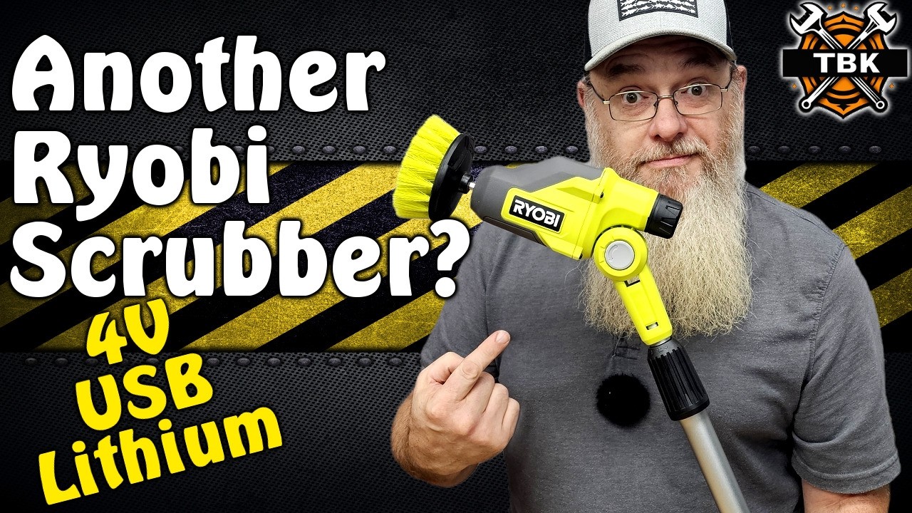 Another Ryobi Scrubber... Is the 4V USB Lithium One Actually Worth It? 🤔