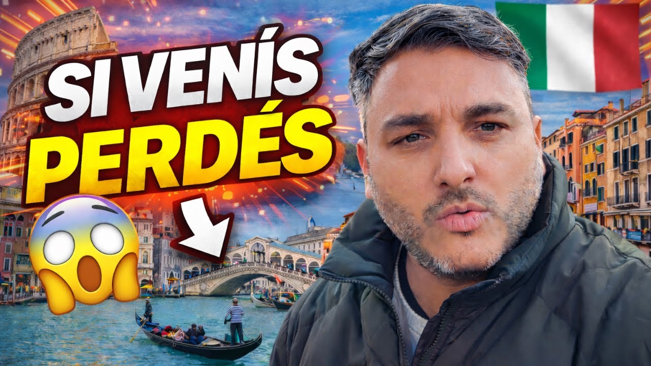 LO QUE PERDÉS POR VENIR A ITALIA