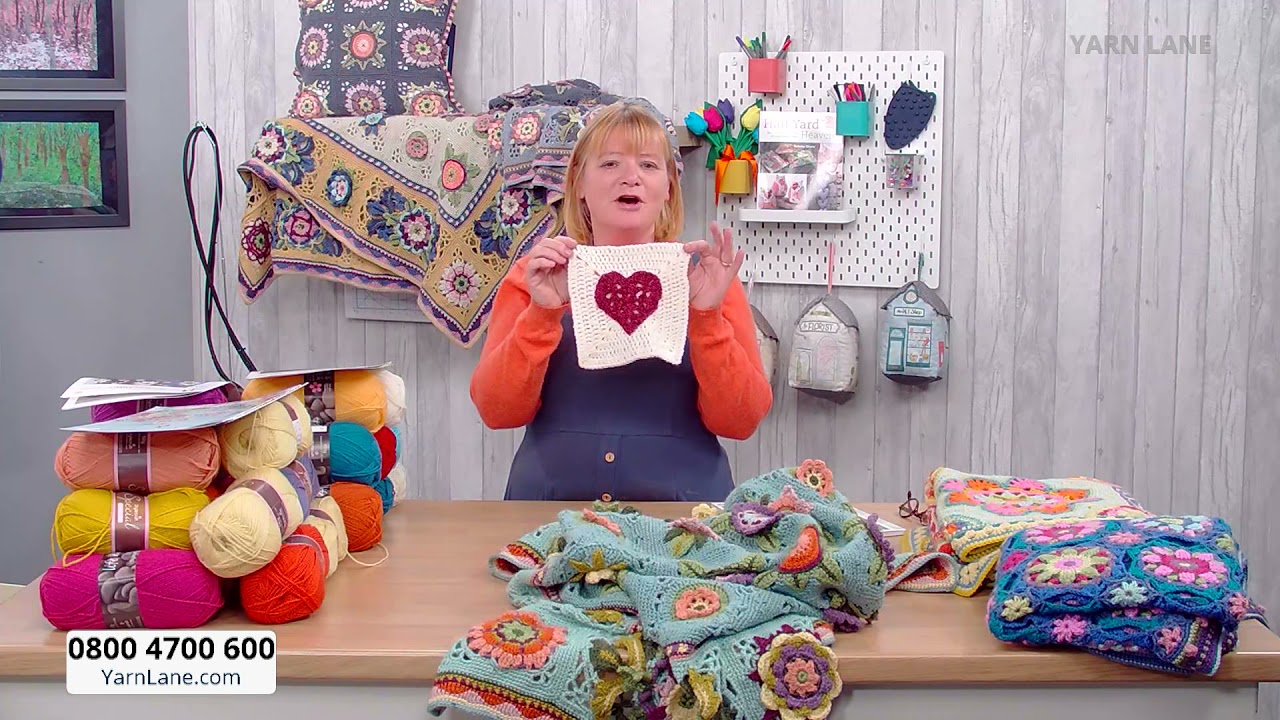 Yarn Lane – 25/10/2021 – Jane Crowfoot Crochet Blankets with Jane Crowfoot