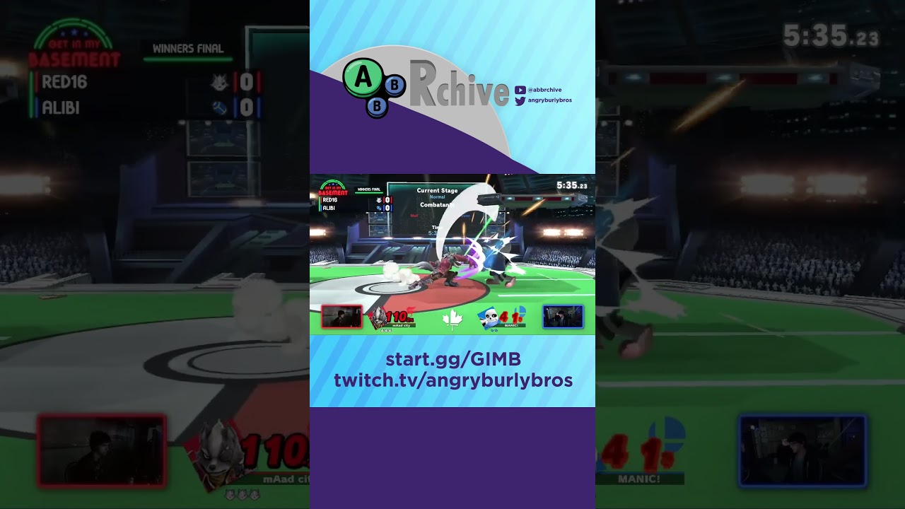 INSANELY CLEAN WOLF 0-DEATH 🔥🔥🔥 #ssbu #angryburlybros #abbrchive #smash #wolf