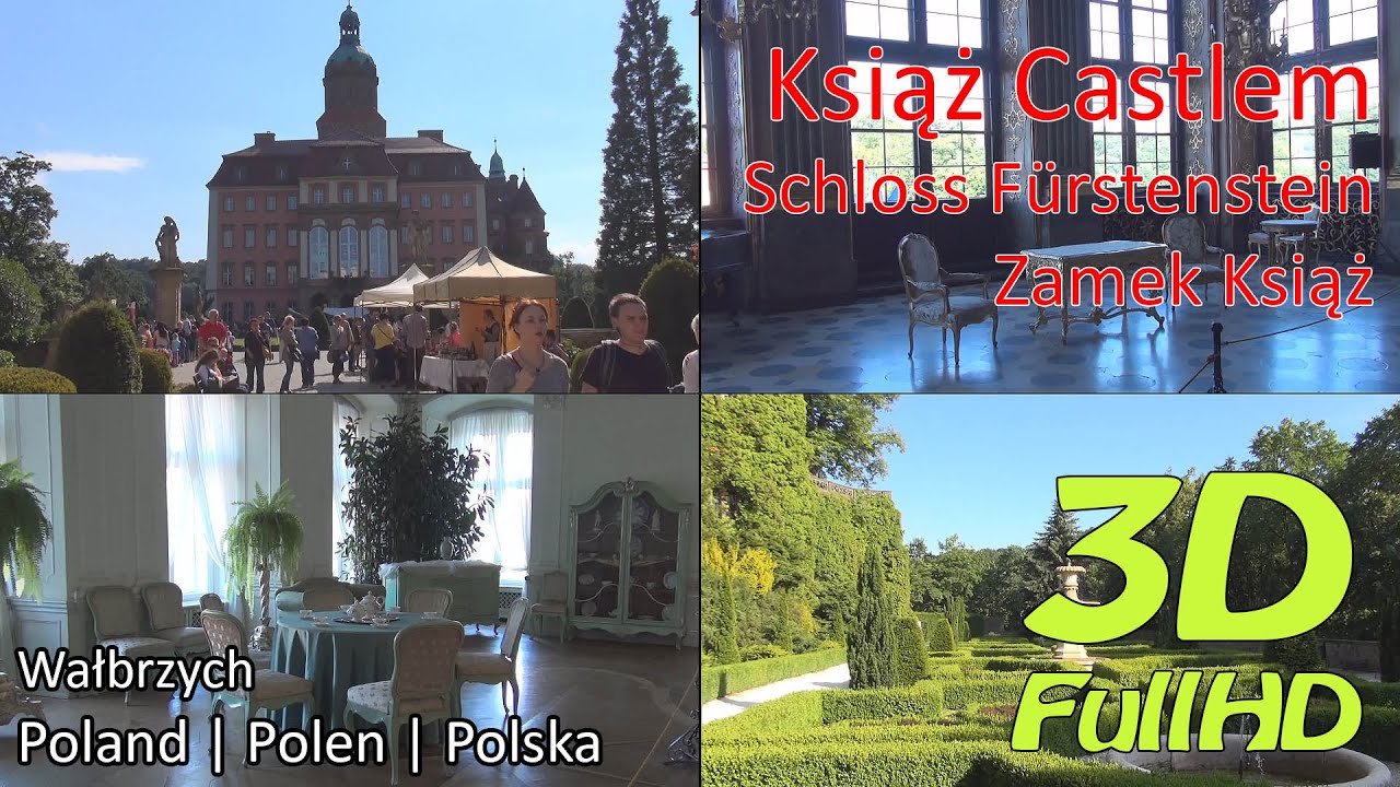 [3D] Książ Castle (Ksiaz Castle), Wałbrzych, Polska