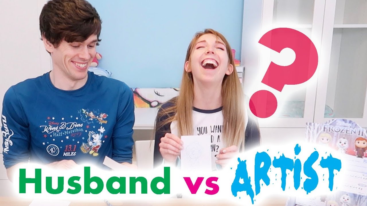 Husband vs ARTIST Wife - 1 Minute Drawings!