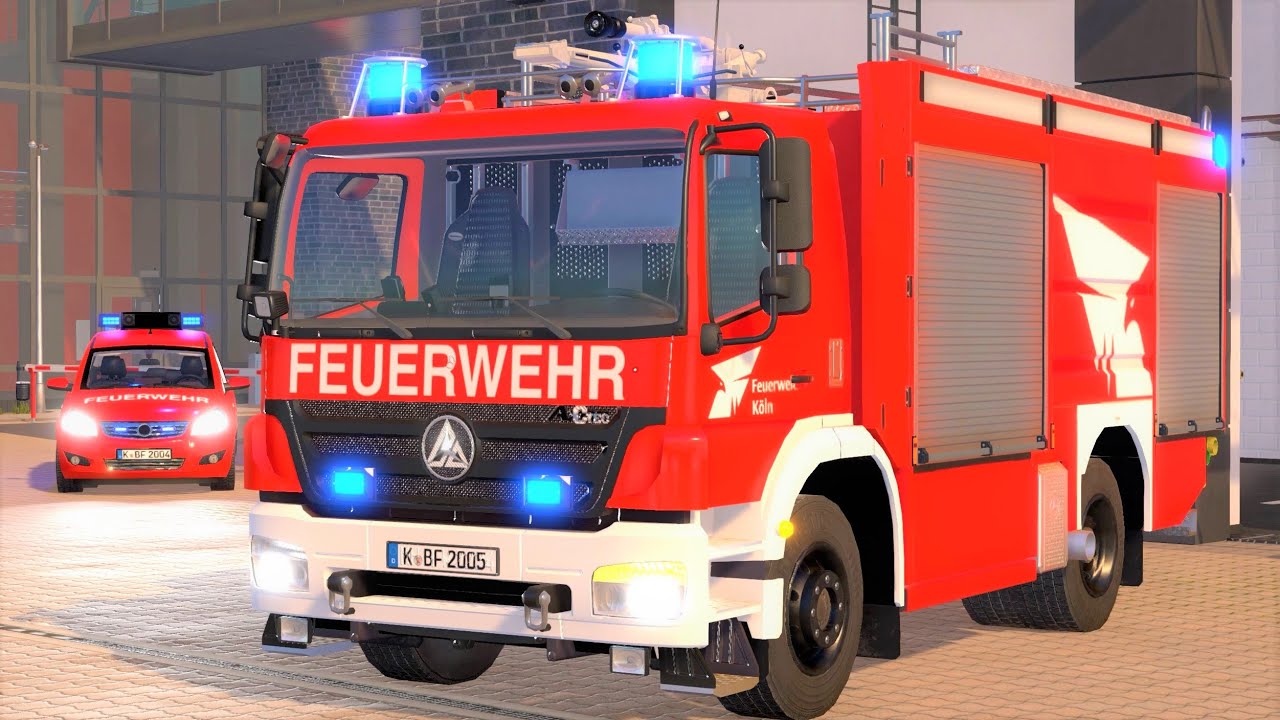 Emergency Call 112 - Cologne Firefighters on Duty! 4K
