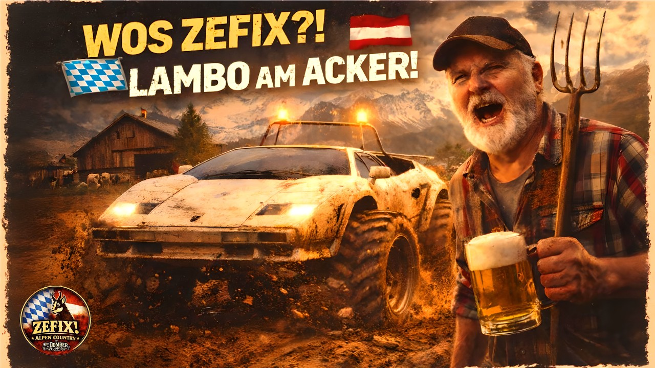 Wenn’s lafft, dann lafft’s – Countach am Feld | Dialekt-Song | ZEFIX!