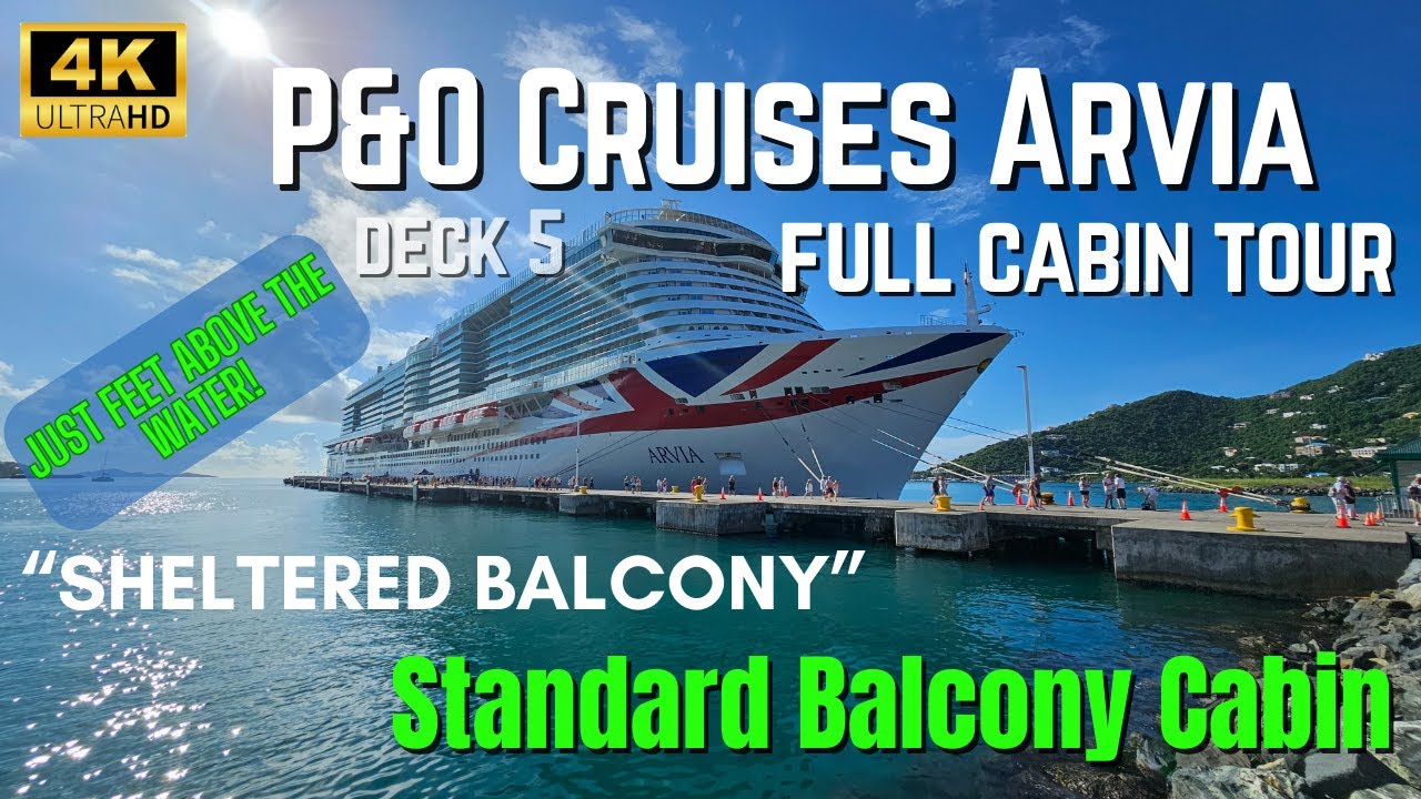 P&O Cruises Arvia | Cabin Tour | Deck 5 | Standard Balcony
