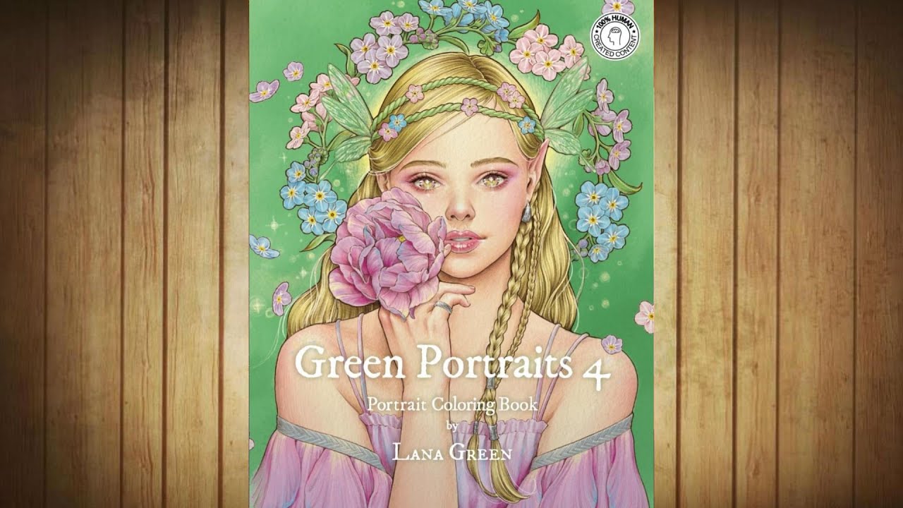 Présentation ( Flip through ) : GREEN PORTRAITS 4 de Lana Green