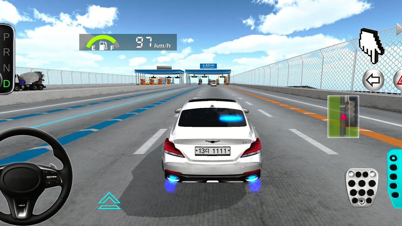 97 km/h Toll Gate Challenge!-South Korean Highway Legends – 3D Driving Class#2026-android gameplay! 