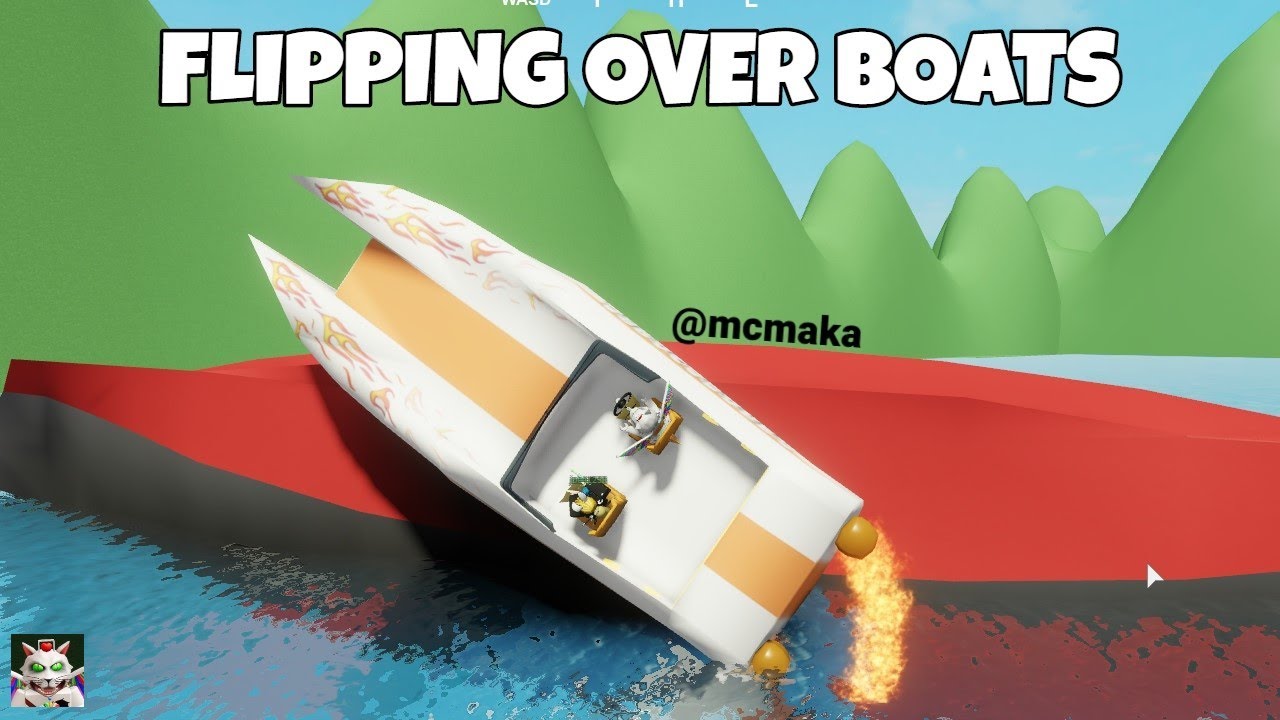 Flipping over others boats - SharkBite (Roblox)!