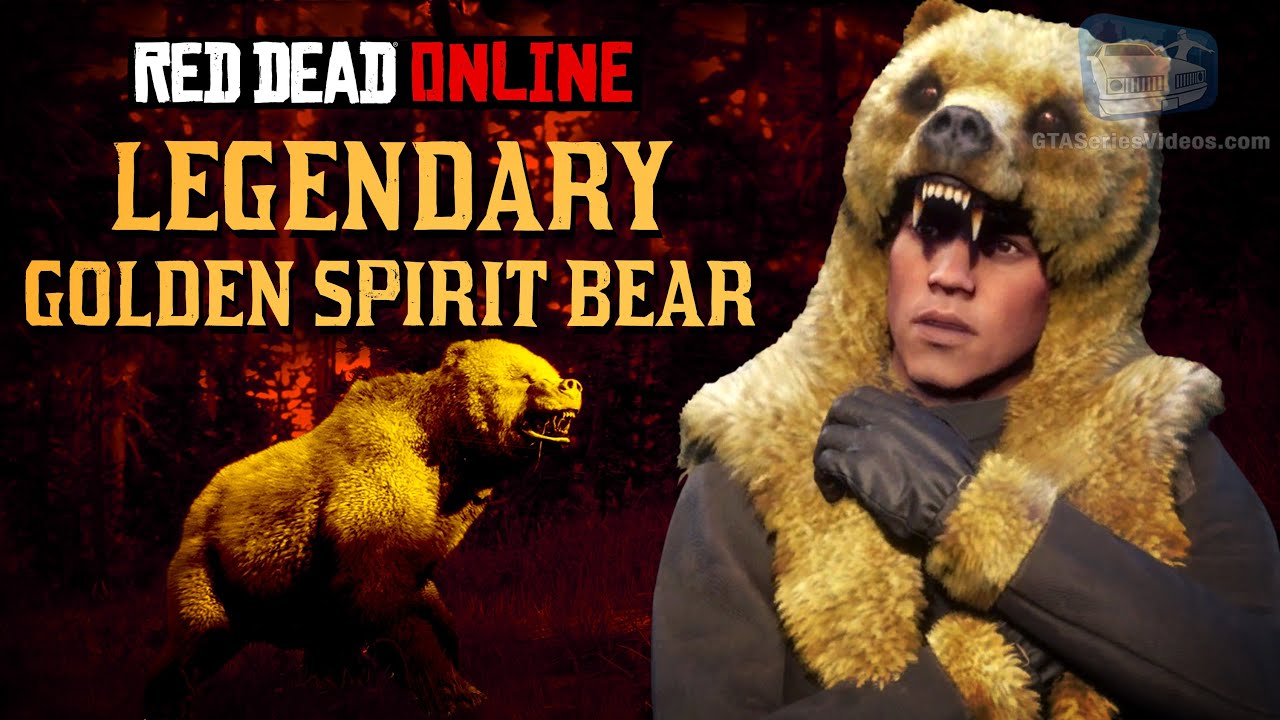 Red Dead Online - Legendary Golden Spirit Bear Mission [Animal Field Guide]