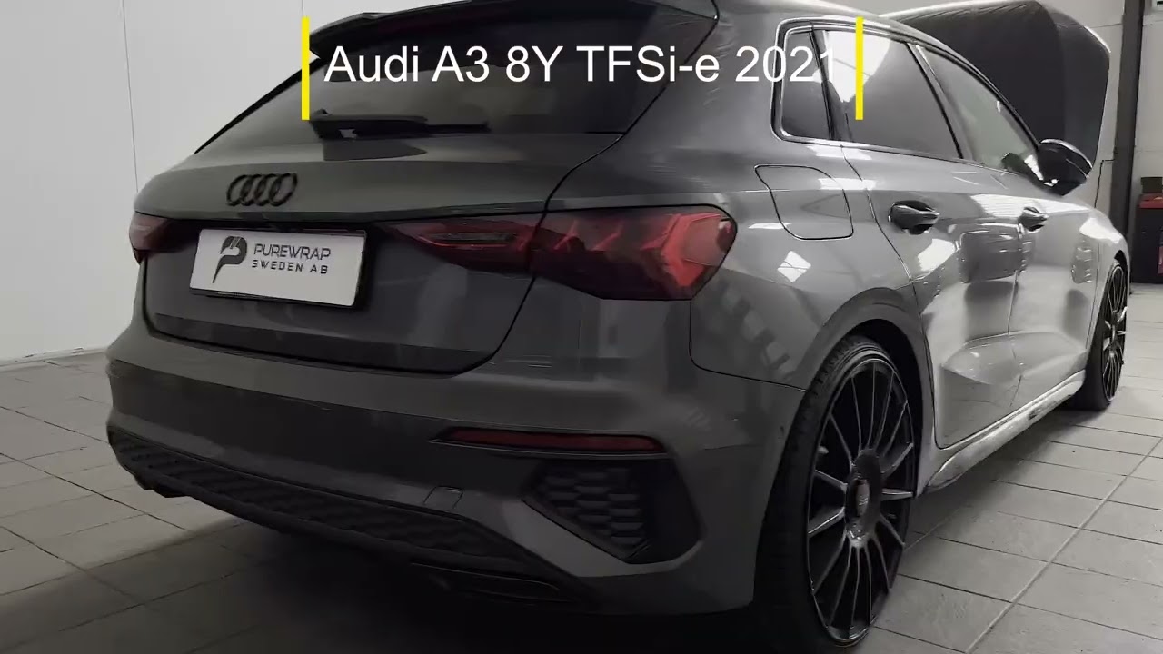 Audi A3 8Y with RS3 animation headlight and taillight - Retrofit.nu