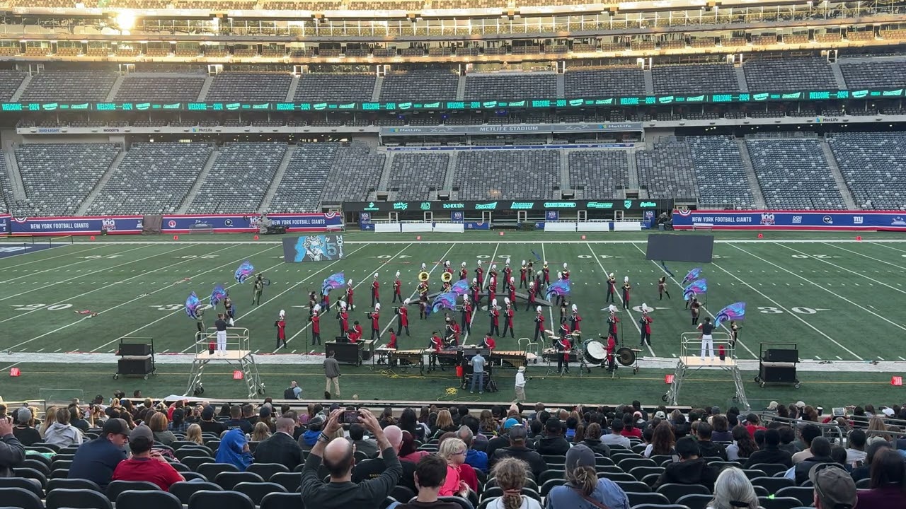 Brien McMahon HS Marching Band and Colorguard “Motif #5” @ MetLife 2024
