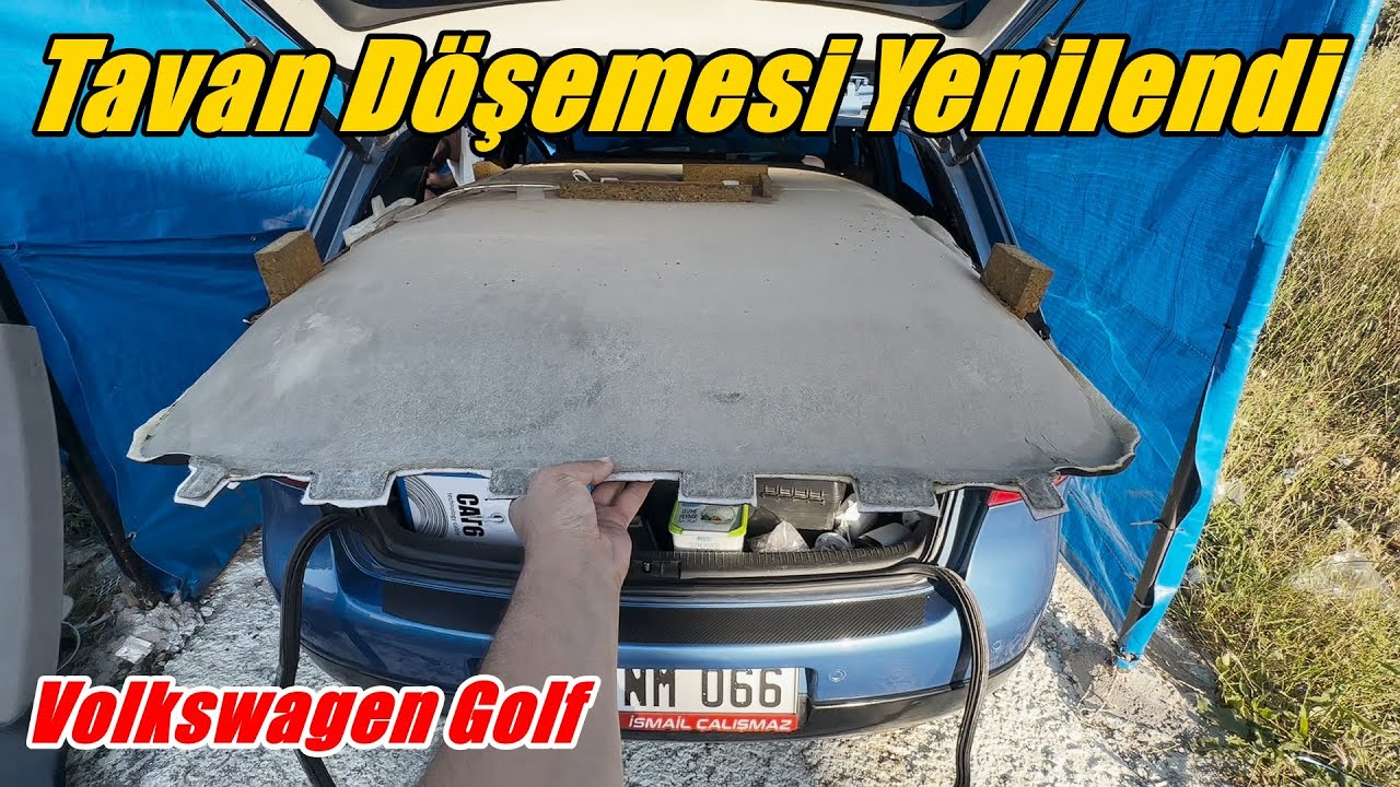 Volkswagen Golf 5 Tavan D&ouml;şemesi Yenileme