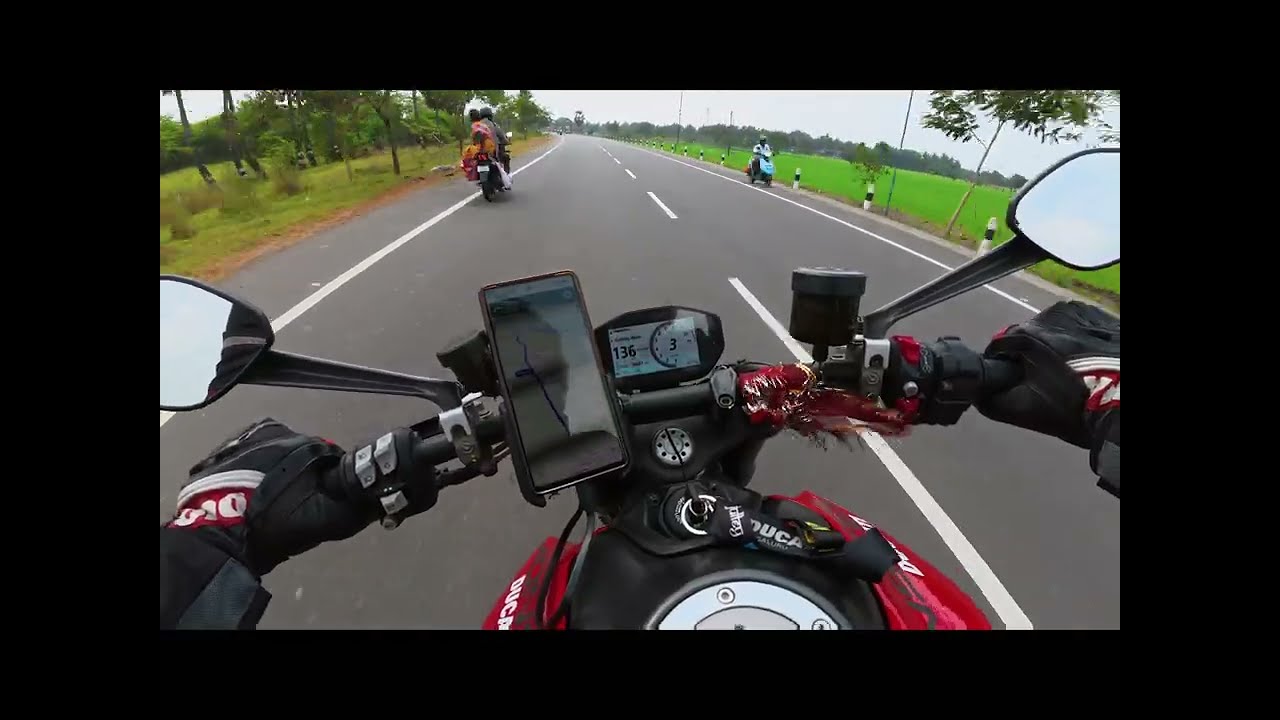 Thanjavur-Rameshwaram | Ducati Monster 937 solo ride Day 2 EP 4 [RAW ONBOARD POV ASMR] 4K