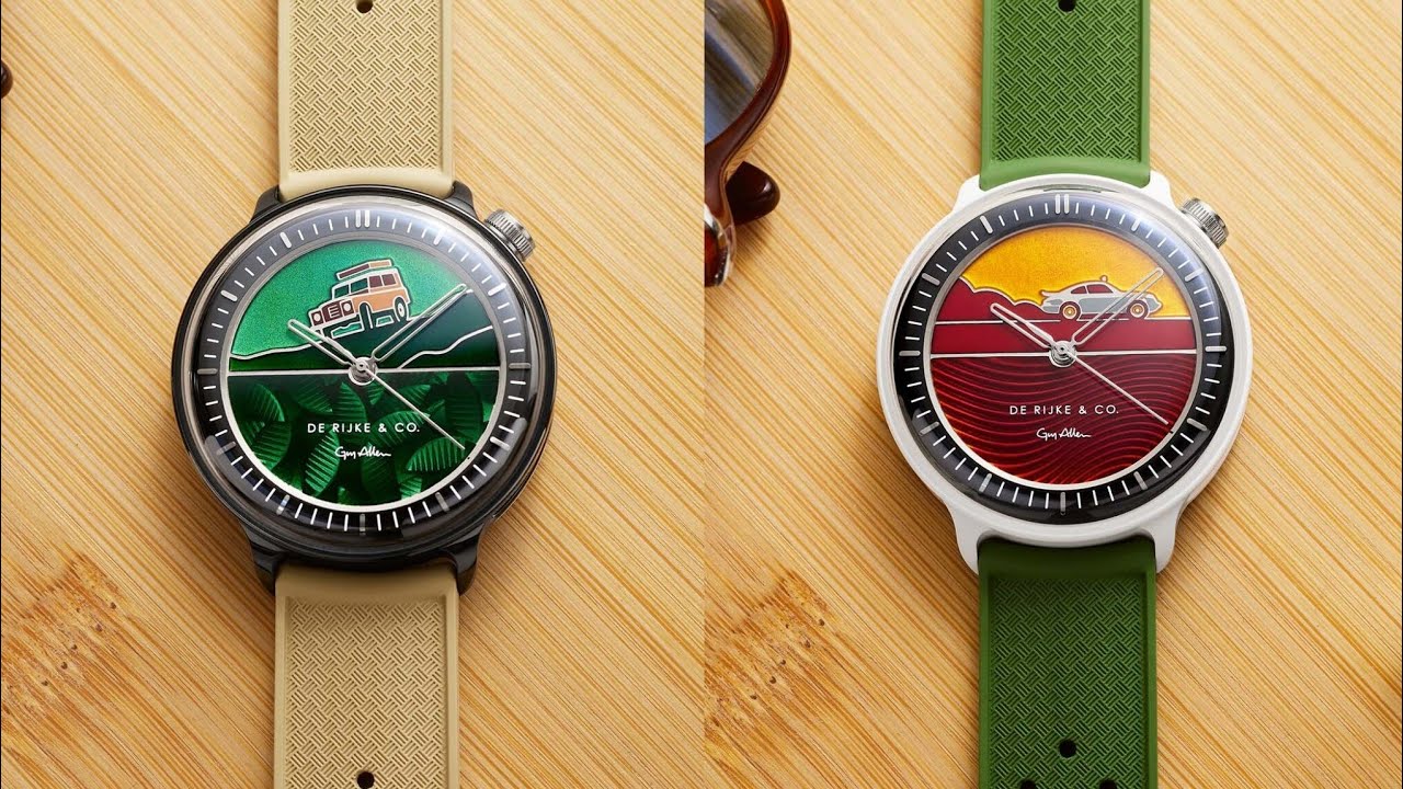 De Rijke & Co Amalfi Series 2 – The Driver’s Watch with Stunning Enamel Car Dials