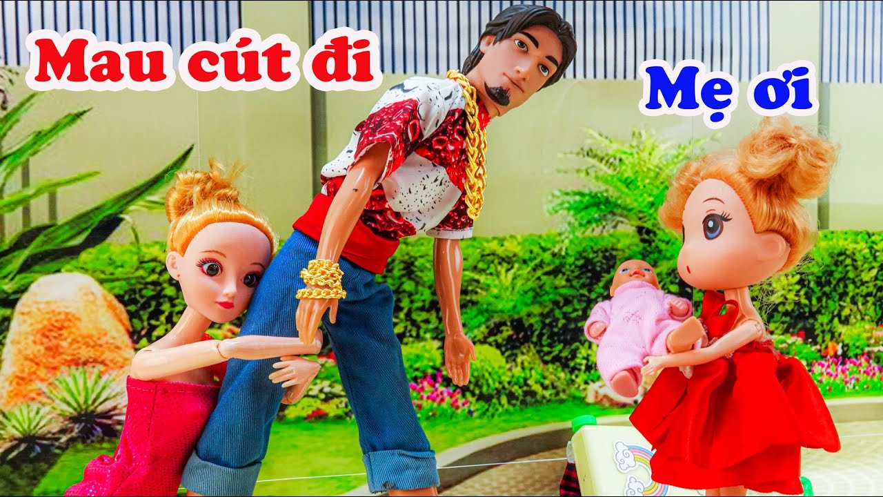 Câu Chuyện Búp Bê Chibi - Chị Em Ăn Xin Tội Nghiệp Chibi vs Chiếc Vòng Tay Đắt Bị Đánh Rơi - Barbie