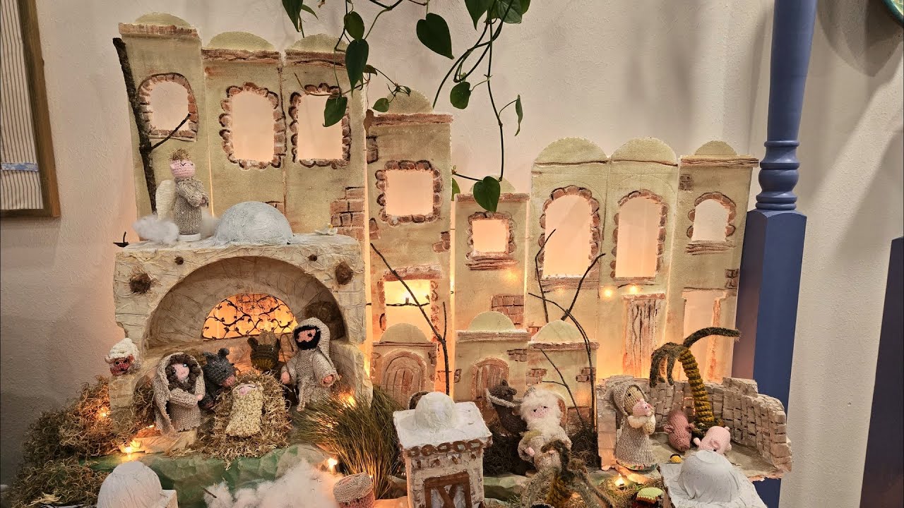 ¡DIY Fondo de Pesebre de Navidad! - Parte #2