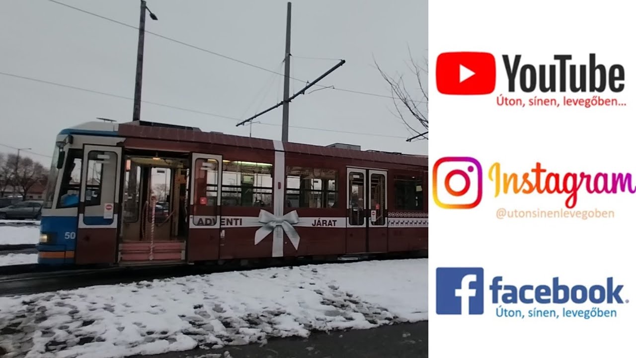 KCSV6 és CAF Urbos 3 - Fényvillamosok Debrecenben, KARÁCSONYI KÜLÖNKIADÁS!