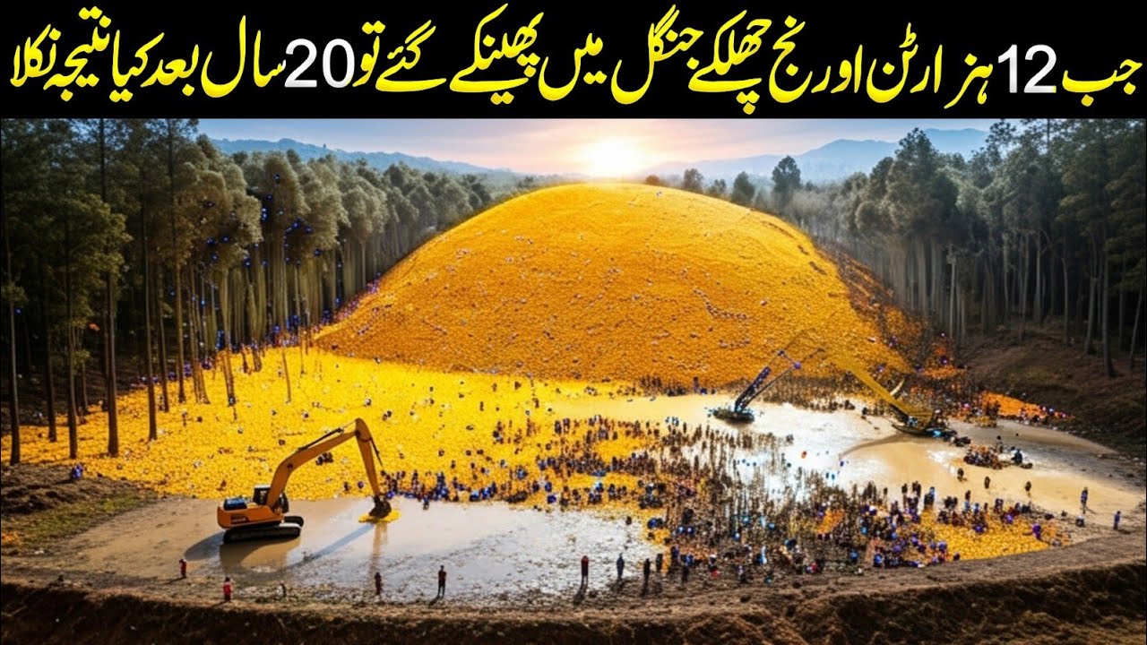 They Dumped 12 Thousands of Orange Peels into Forest - 20 Years Later, It Shocked Everyone!