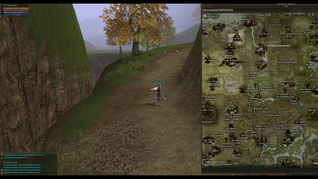 Road to Evil Spirit Cyrion Lv45 - Aggressive Lineage 2 High Five 👽