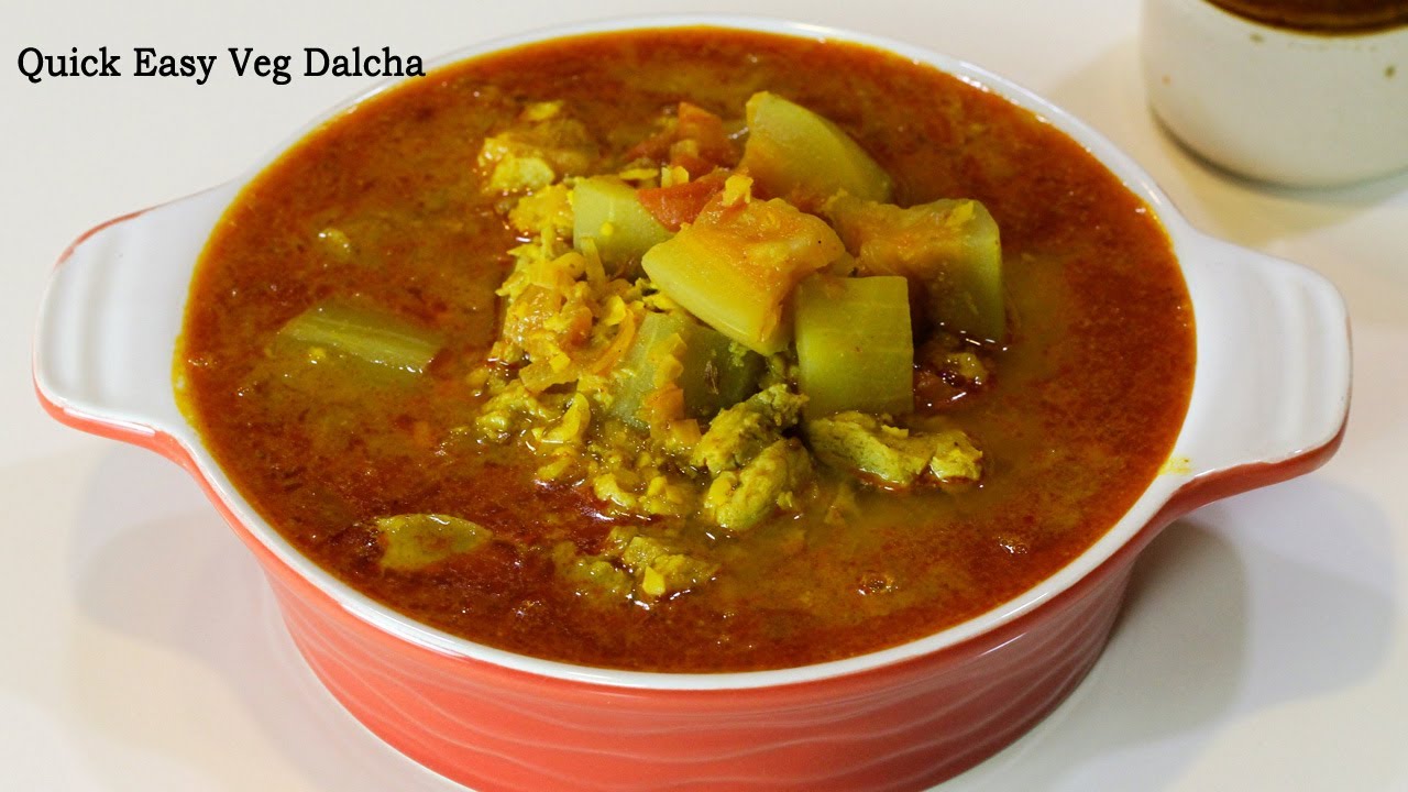 मस्त चमचमीत आणि प्रोटीन युक्त व्हेज दालचा | Protein rich Veg Dalcha | Dalcha Recipe | MadhurasRecipe
