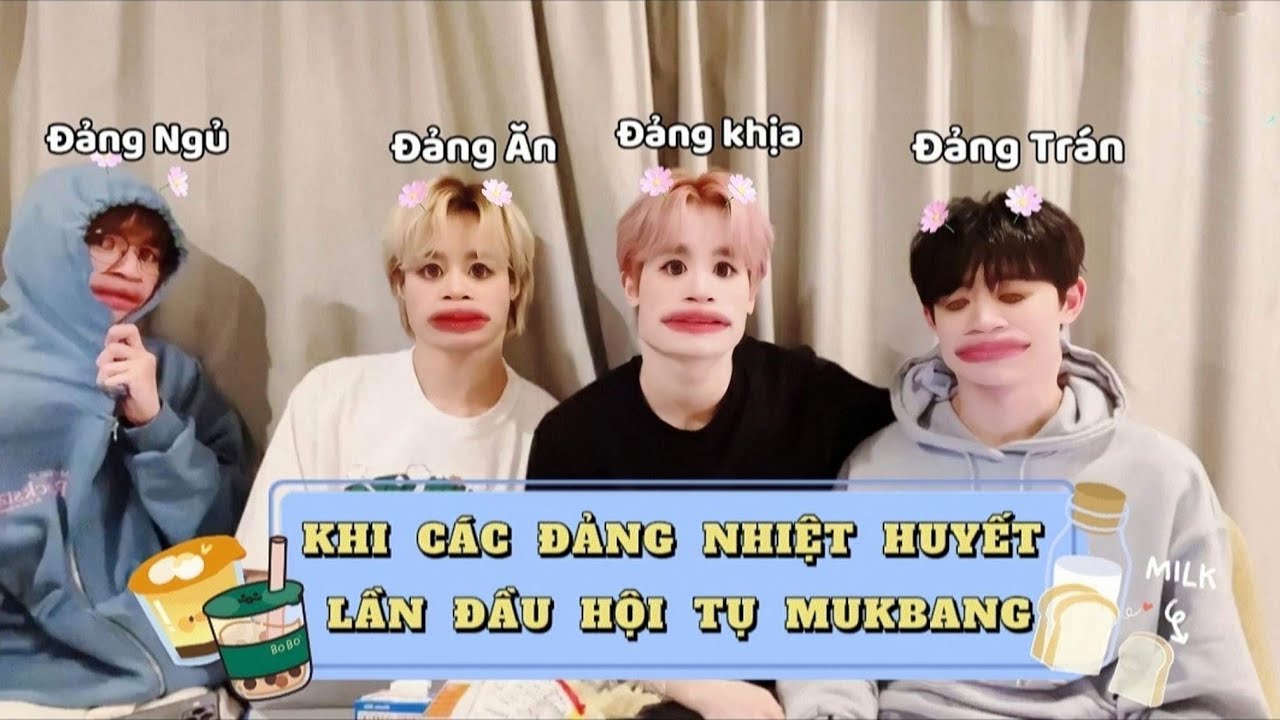 [Vietsub] Khi các đảng nhiệt huyết của nhà Bão lần đầu hội tụ mukbang #tempest