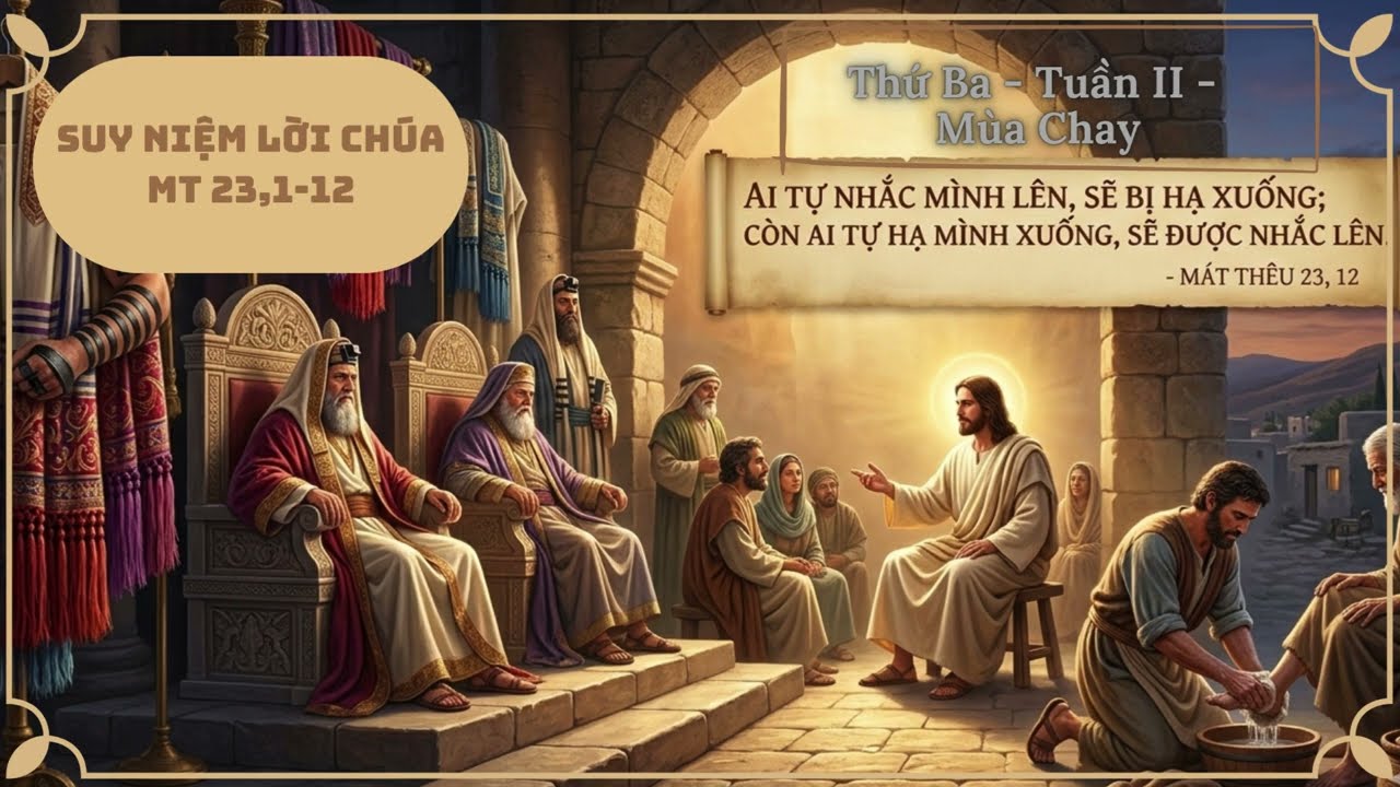SUY NIỆM LỜI CHÚA: THỨ BA - TUẦN II - MÙA CHAY, NĂM A