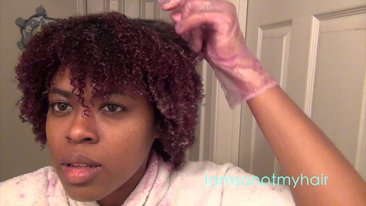 Natural Hair| I dyed my 'hair purple'