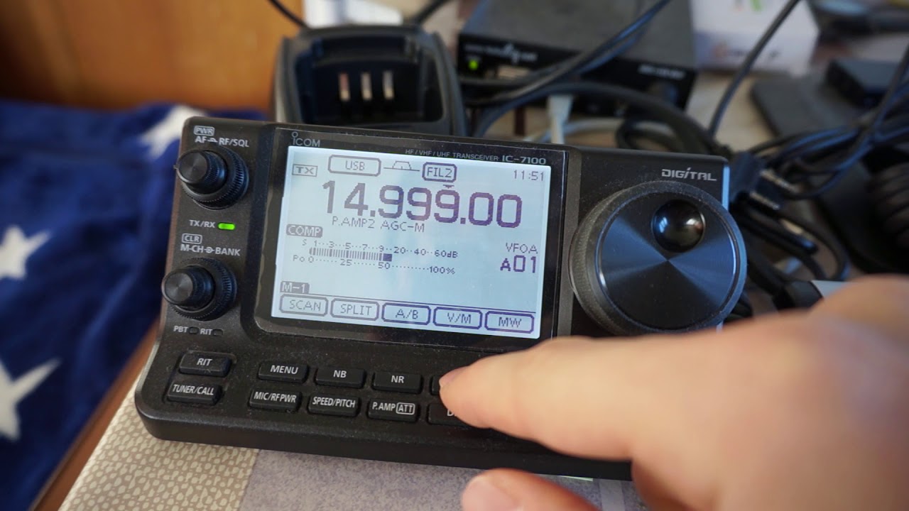 Работа notch в TS-590 и IC-7100