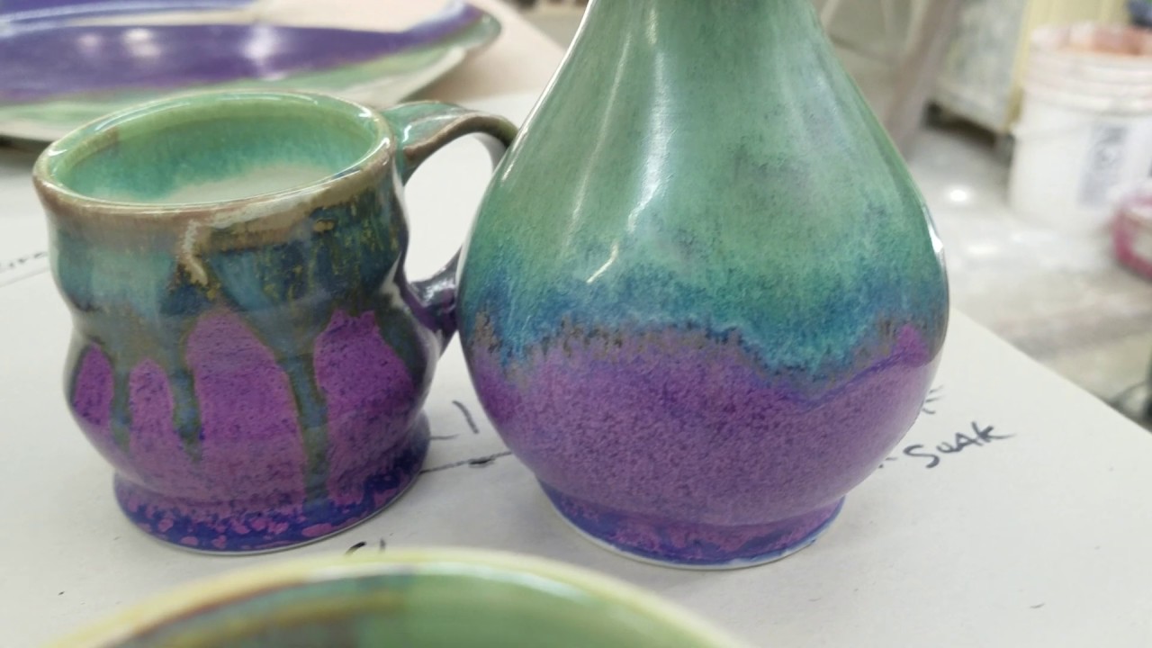 Purple Spotted GlazeTests