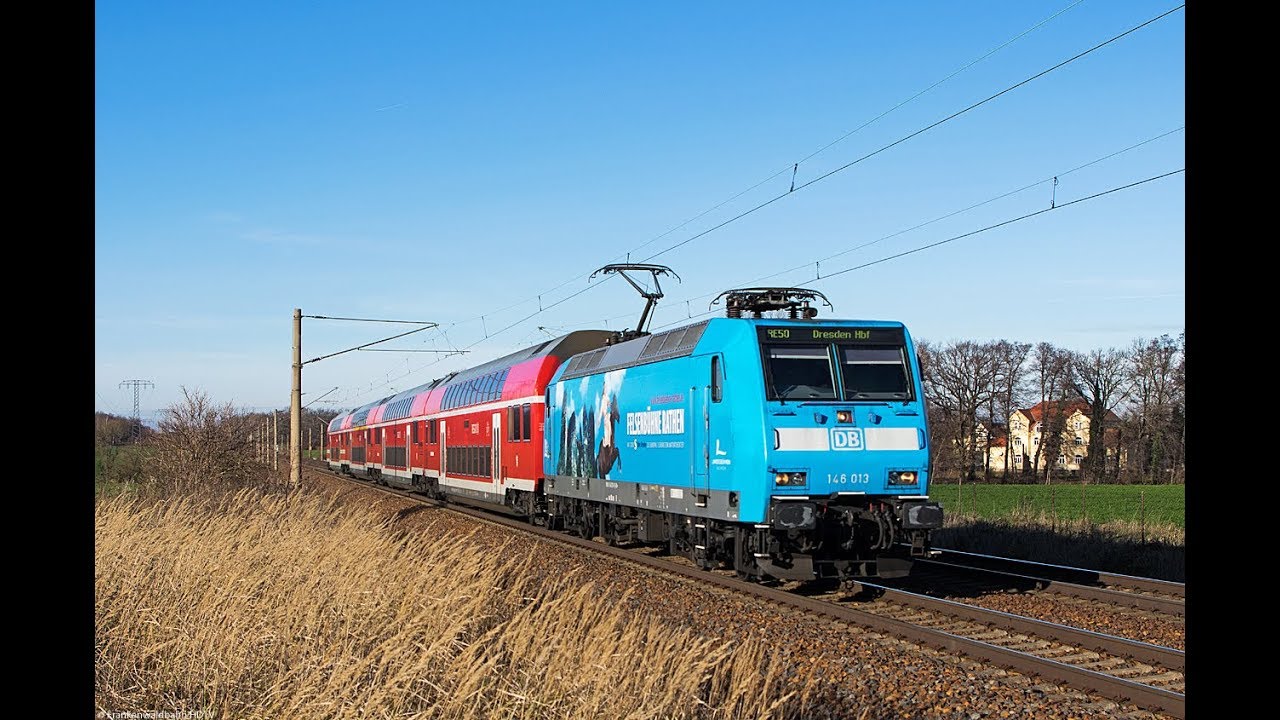 Bunter Zugverkehr rund um Dresden - ITL, Captrain, CD Cargo, RTB, HSL + Dampfzug Lößnitzgrundbahn