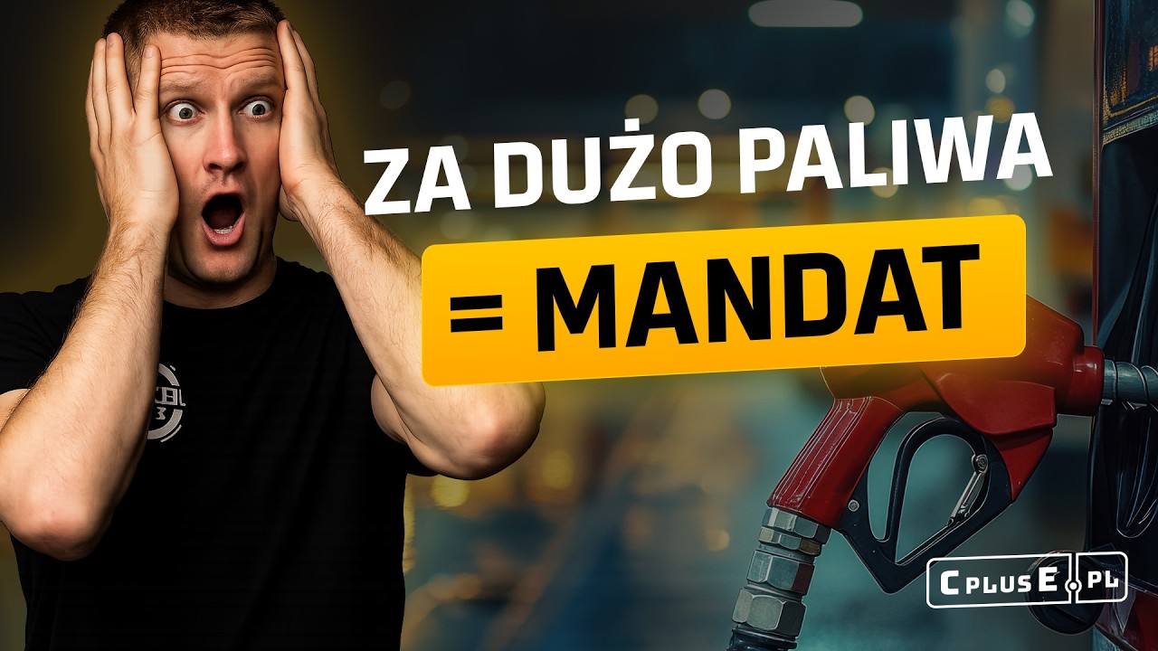 Za dużo paliwa w zestawie podczas kontroli skończyło się mandatem