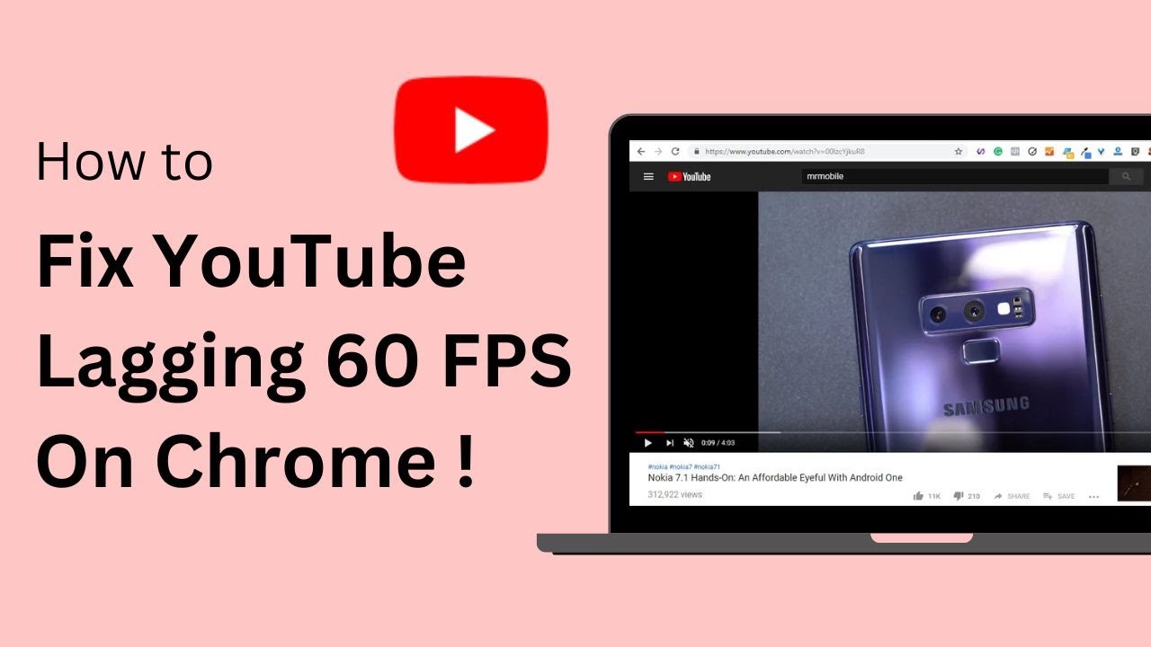 YouTube 60FPS Lagging & Dropped Frames On Google Chrome - QUICK FIX !