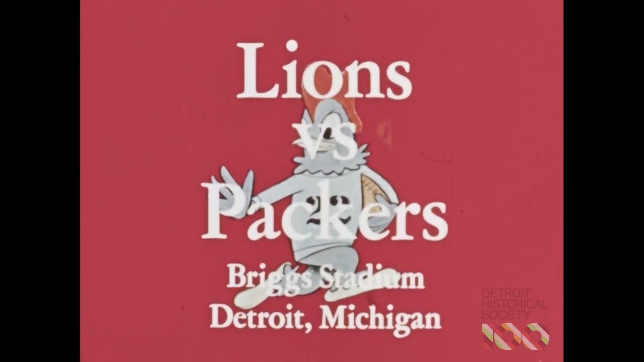 The Detroit Lions 1955 Football Highlights