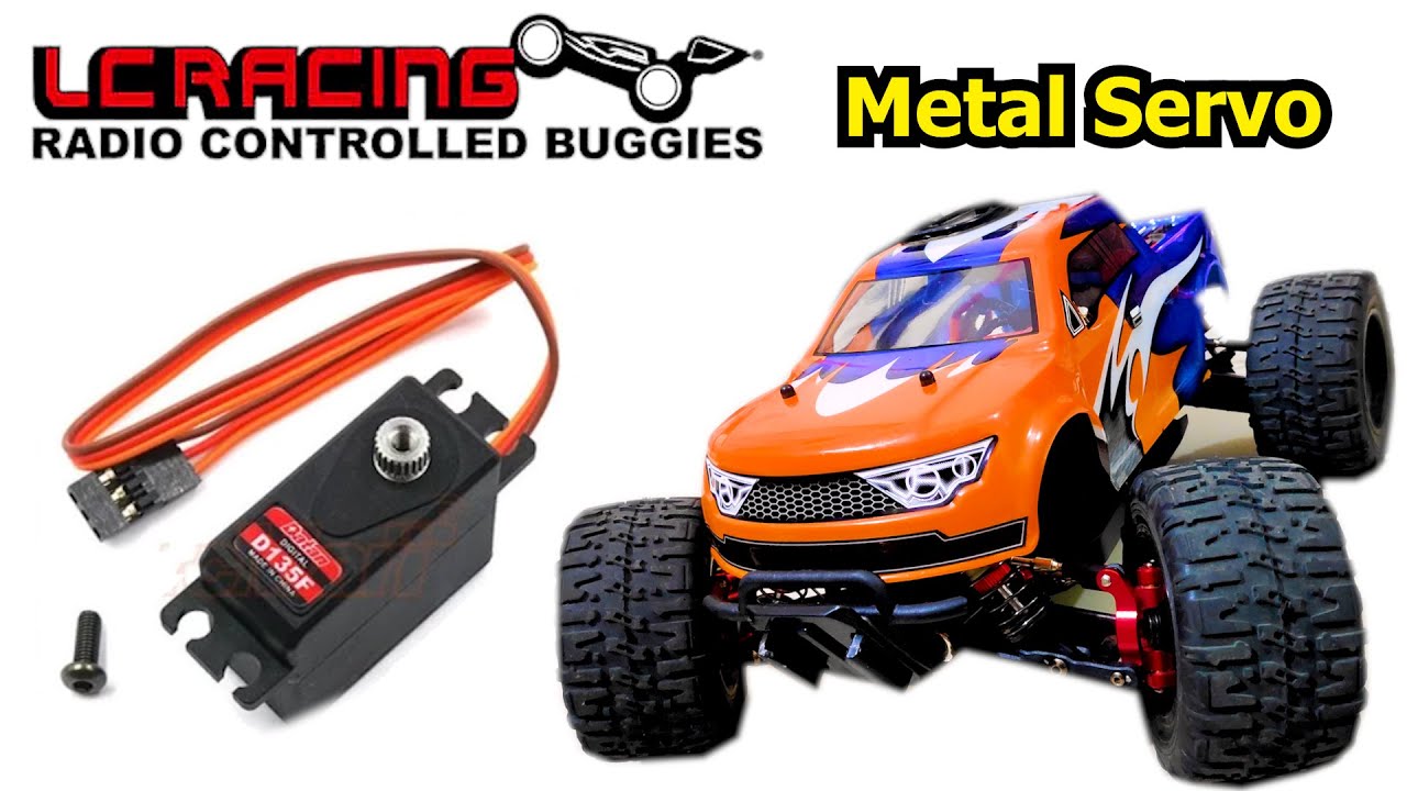 LC Racing EMB Monster Truck Metal Gear Servo Upgrade Tutorial