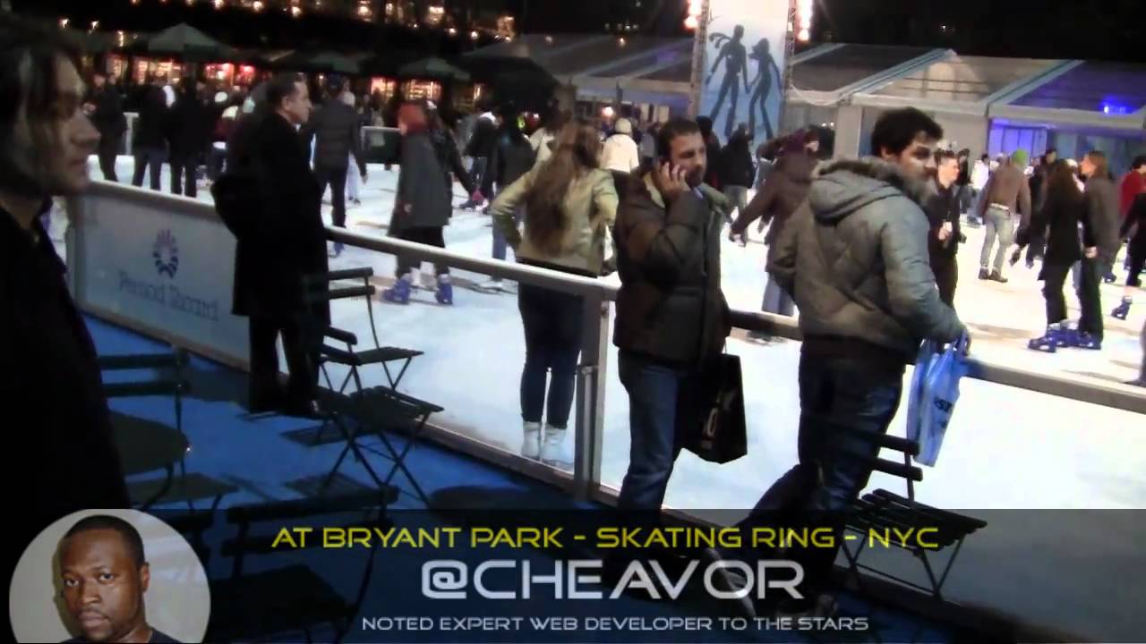 Cheavor at Citi Pond at Bryant Park Skating Ring - NYC