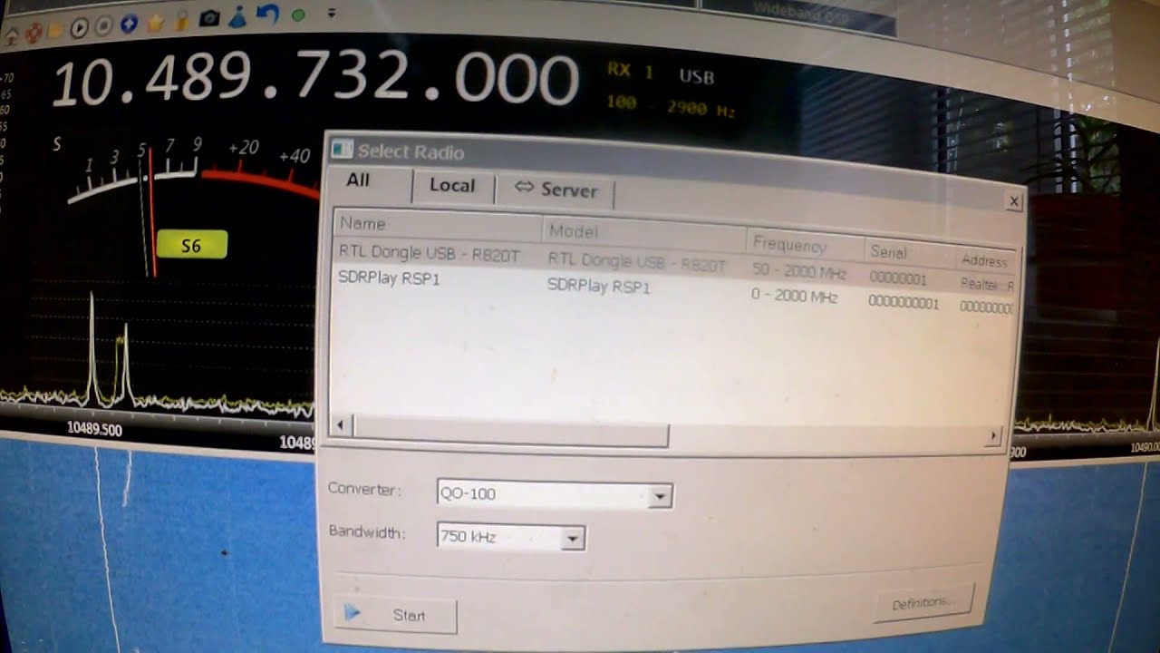SDR Console настройка под QO-100
